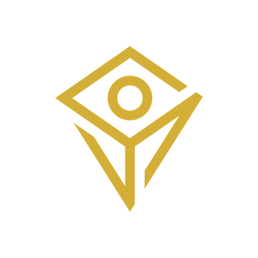 Logomark Vizion Studio — diamant or