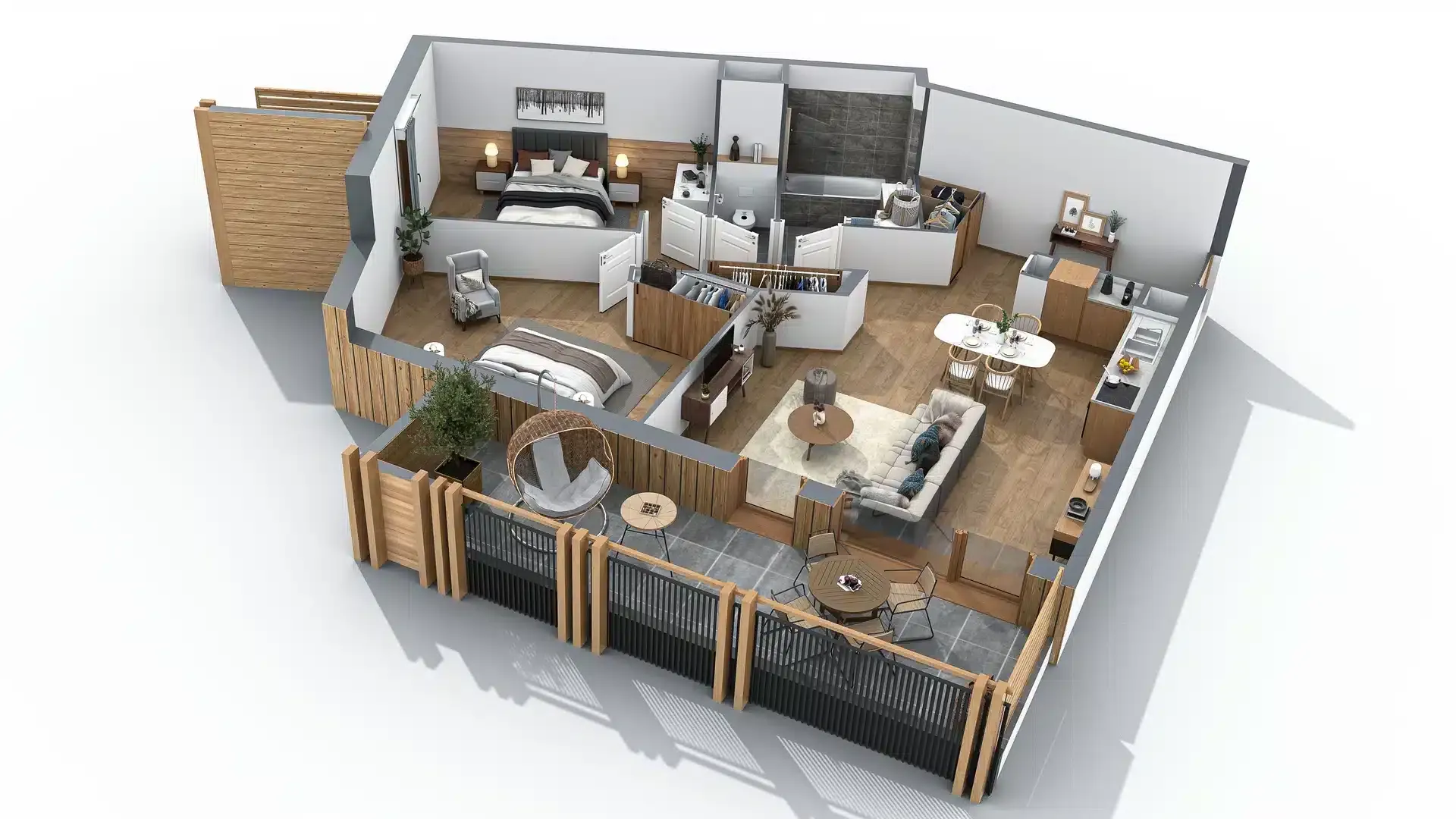 T3 (B404) — 14 plans 3D réalisés