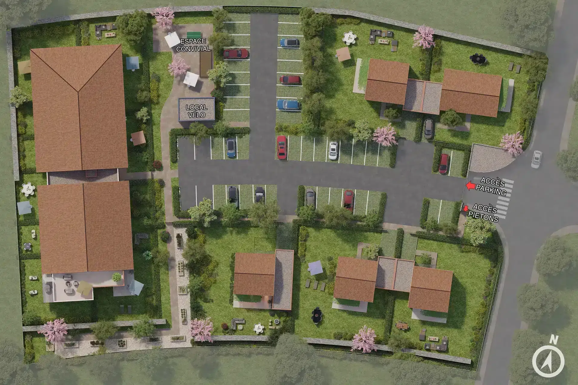 Résidence Horizon — 6 plans de masse réalisés
