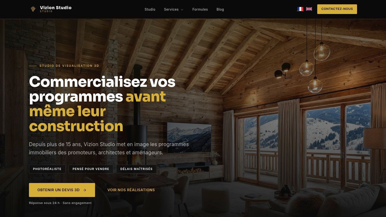 Screenshot from https://www.vizion-studio.com