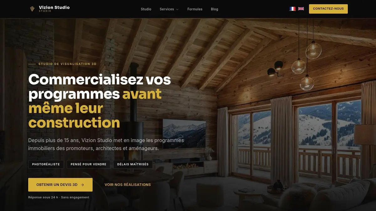 Screenshot from https://www.vizion-studio.com